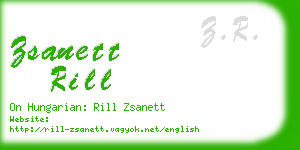 zsanett rill business card